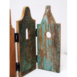 Domek Domki z egzotycznego drewna dekoracja stojąca